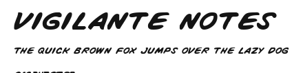 Vigilante Notes Preview