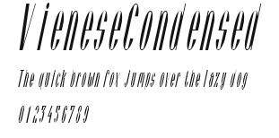 VieneseCondensed Preview