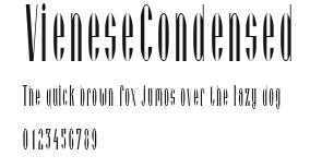 VieneseCondensed Preview