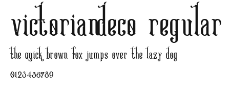 Victoriandeco Regular Preview