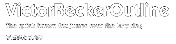 VictorBeckerOutline Preview