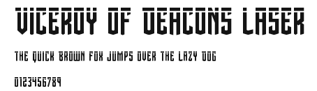 Viceroy of Deacons Laser Preview