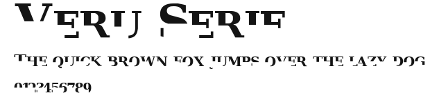 Veru Serif Preview