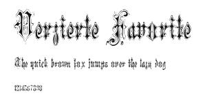 Verzierte Favorite Preview