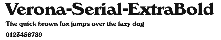 Verona-Serial-ExtraBold Preview