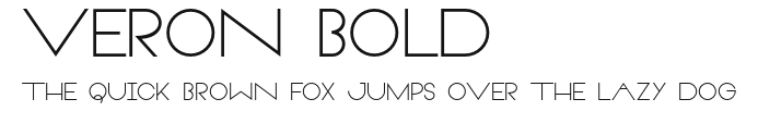 Veron Bold Preview