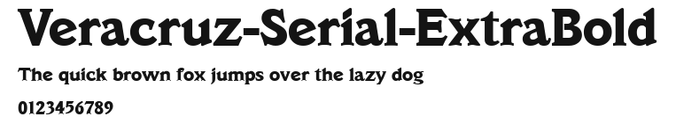 Veracruz-Serial-ExtraBold Preview
