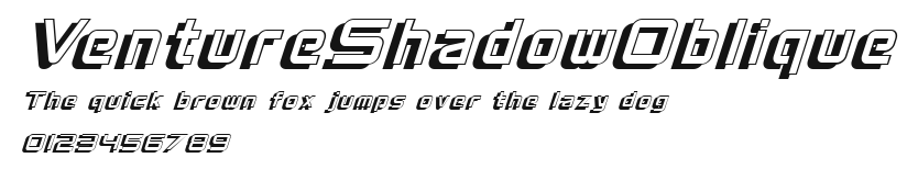 VentureShadowOblique Preview