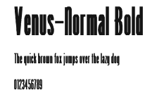 Venus-Normal Bold Preview