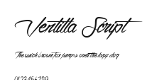Ventilla Script Preview