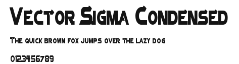 Vector Sigma Condensed Preview