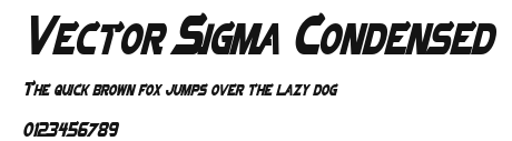 Vector Sigma Condensed Preview