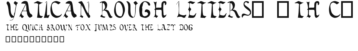 Vatican Rough Letters, 8th c. Preview
