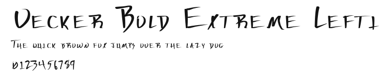 Vecker Bold Extreme Lefti Preview