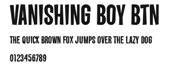 Vanishing Boy BTN Preview