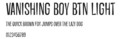 Vanishing Boy BTN Light Preview