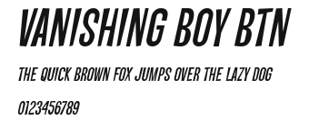 Vanishing Boy BTN Preview