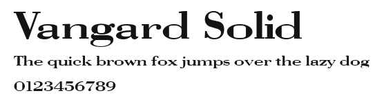Vangard Solid Preview