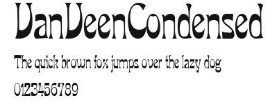 VanVeenCondensed Preview