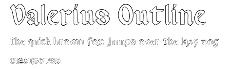 Valerius Outline Preview