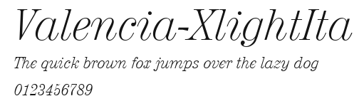 Valencia-XlightIta Preview