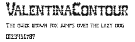 ValentinaContour Preview