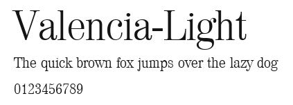Valencia-Light Preview
