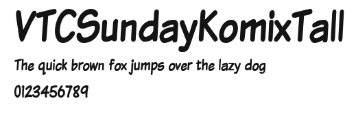 VTCSundayKomixTall Preview