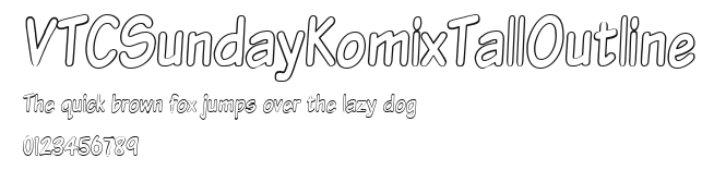 VTCSundayKomixTallOutline Preview