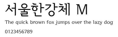 서울한강체 M.ttf