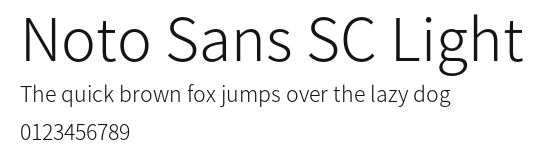 Noto Sans SC Light.otf