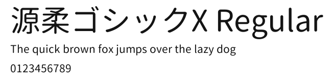 源柔ゴシックX Regular.ttf