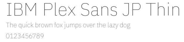 IBM Plex Sans JP Thin.ttf