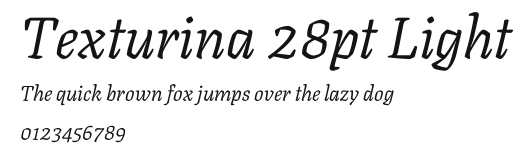 Texturina 28pt Light.ttf