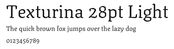 Texturina 28pt Light.ttf