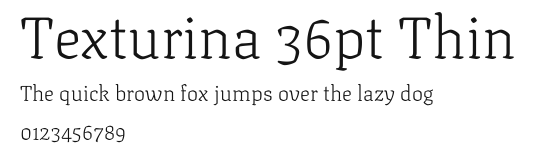 Texturina 36pt Thin.ttf