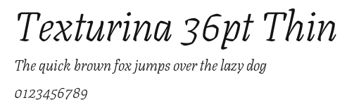 Texturina 36pt Thin.ttf