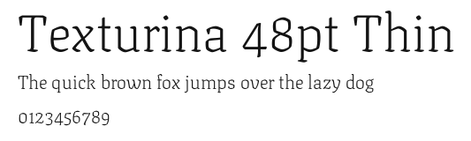 Texturina 48pt Thin.ttf