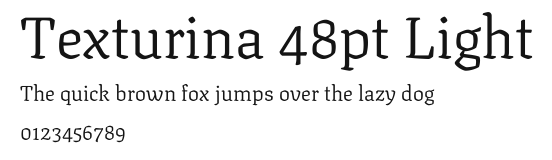 Texturina 48pt Light.ttf