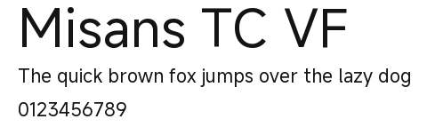 Misans TC VF.ttf