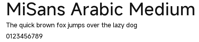 MiSans Arabic Medium.ttf