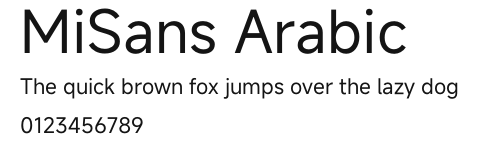 MiSans Arabic.otf