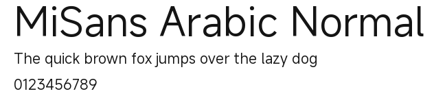 MiSans Arabic Normal.ttf