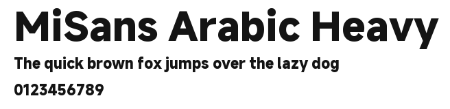 MiSans Arabic Heavy.ttf