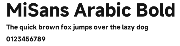 MiSans Arabic Bold.otf