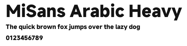 MiSans Arabic Heavy.otf