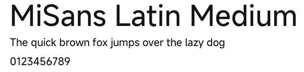 MiSans Latin Medium.otf