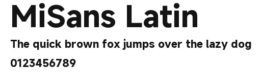 MiSans Latin.ttf