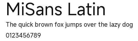 MiSans Latin.ttf