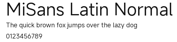MiSans Latin Normal.ttf